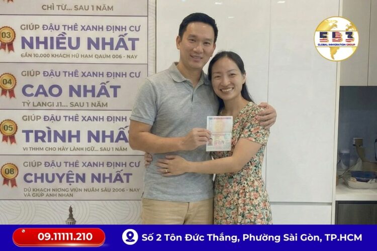Gia đình anh Vân Anh đậu định cư Mỹ EB3 sau hơn 4 năm
